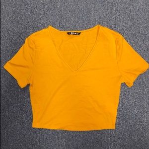 Yellow Crop Top
